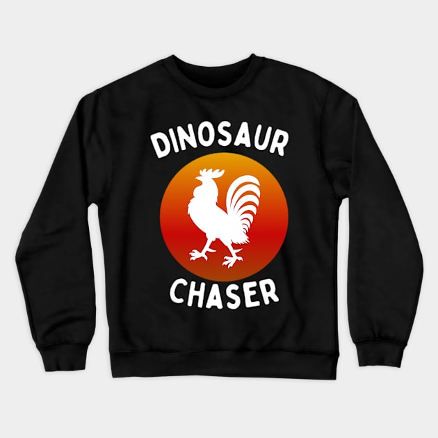 Dinosaur Chaser Crewneck Sweatshirt by DesignsbyBryant